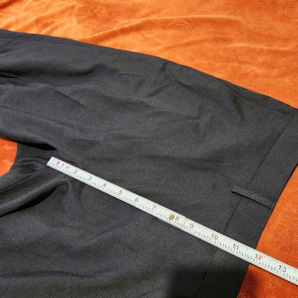 Haggar Dress Pants Size 36x32 Black Flat Front.   NEW - Picture 6 of 11